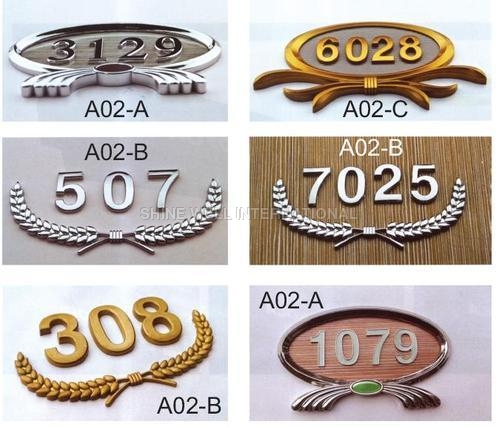 Door Number Plate Signages