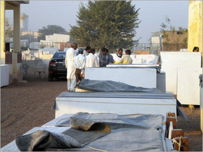 White Marble Stones