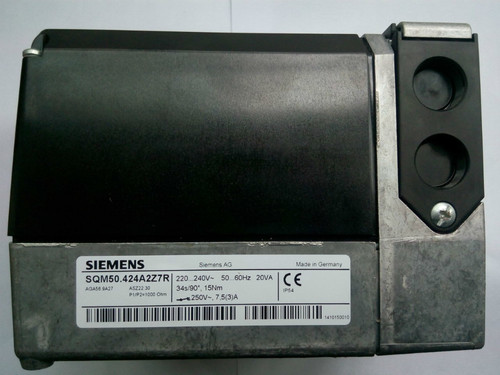 Siemens Burner Servo Motor Sqm 50.481 A2 Ambient Temperature: 60 Degree