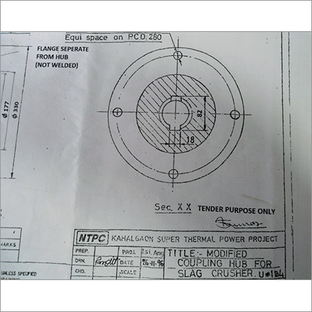 Coupling Hub For Slag Crusher
