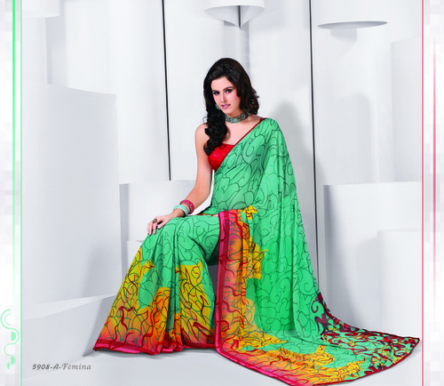 Printed Saree