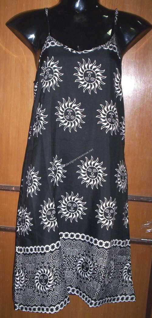Polyester printed ladies dress