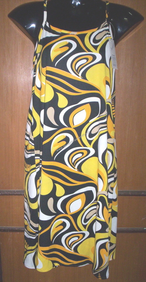Polyester printed knitted ladies