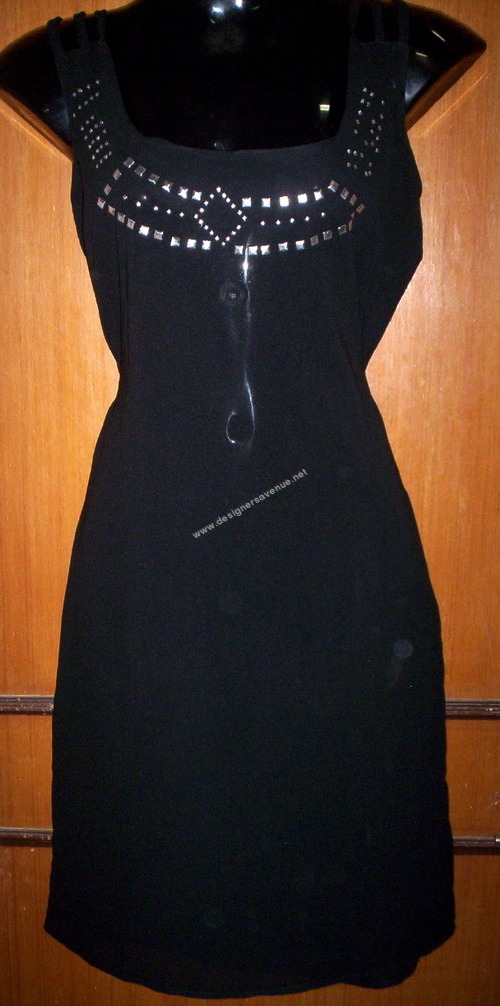 Polyester printed knitted ladies dress