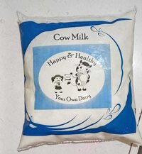 Printed Milk Packaging Pouch - Color: Milky White