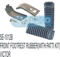 FRONT FOOTREST RUBBER