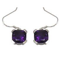 Purple Color Earring, Hook Hanging Earrings Gender: Women