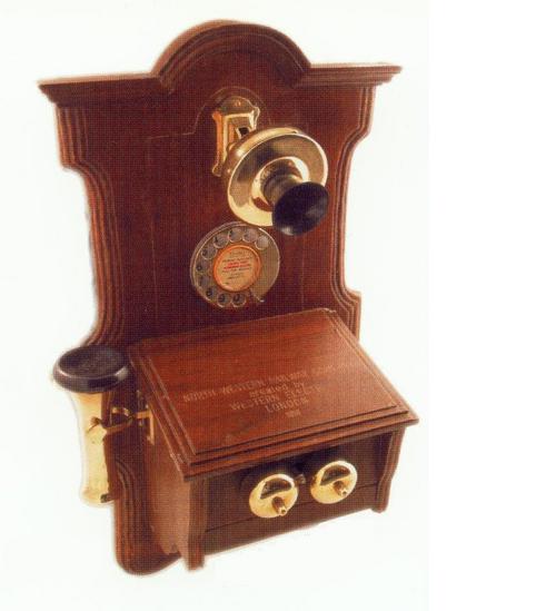 Wooden Antique Telephone