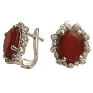 with cz red agate tops earrings red agate silver 