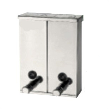 S.S. Double Container Soap Dispenser