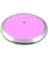 Discus Olympian - Alloy Rim 80-85%, Pink, Sandblasted Rim | IAAF Compliant, ABS Side Plates, Balanced, Competition Discus