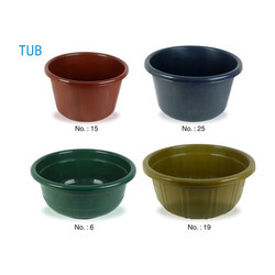 Multi Color Plastic Tub