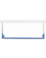 Hurdles - Steel Pipe, Adjustable Height 0.762m-1.067m, Blue, Lightweight Design