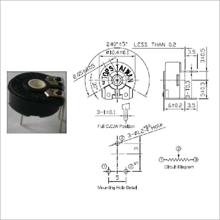 Single Turn Precision Potentiometer