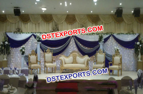 New Asian Wedding Stage Love Furniture Set