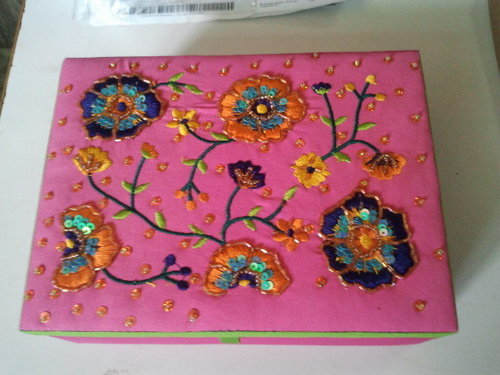 Embroidered Jewellery Boxes