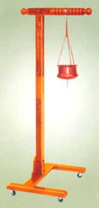 STAND for SHIRODHARA (Wooden, with Copper Pot)