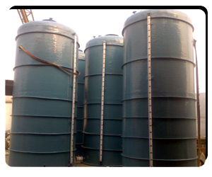 FRP Acid Storage Tank - Various Dimensions, Grey Color | Corrosion Resistant, Durable, Leak Proof, Easy Maintenance, Long Service Life
