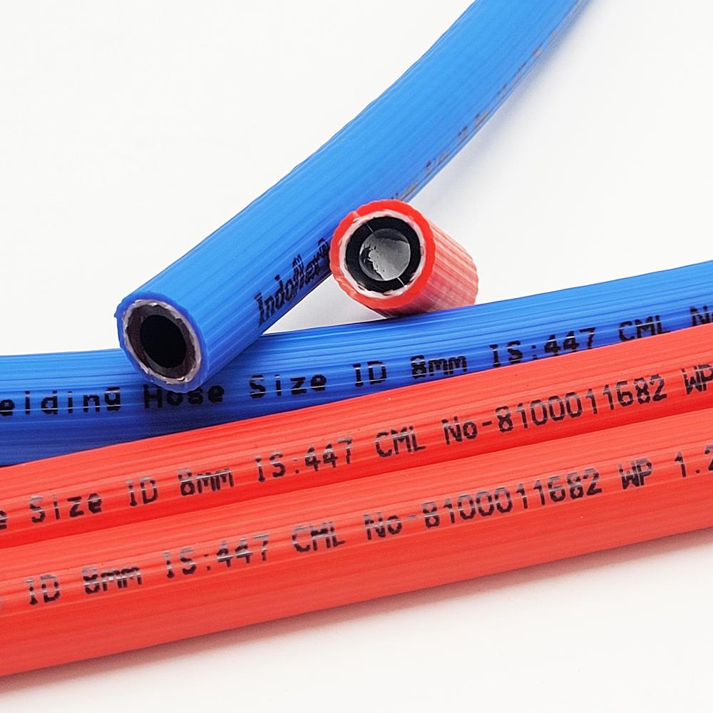 Gas Welding Hose (5 Ply) - Color: Red & Blue