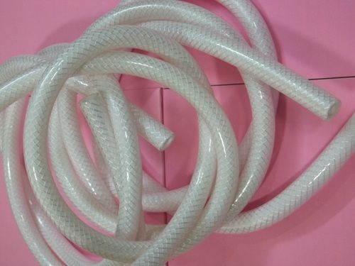 Sanitary Connection Hose - Virgin PVC, 8.25mm, 10mm ID | Leak-Proof, Corrosion-Resistant, High Flexibility and Elasticity, Aesthetic Ivory and Chrome Finish