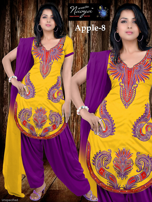 Exclusive Unstitched Punjabi Suits