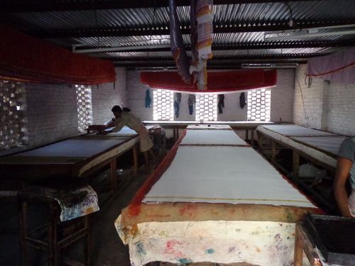 Sanganeri Hand Block Printed Textile Work