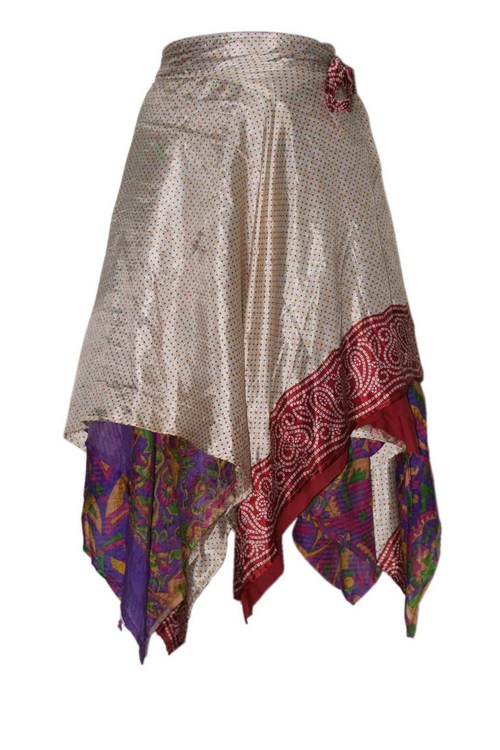Ladies Vintage Silk Skirt