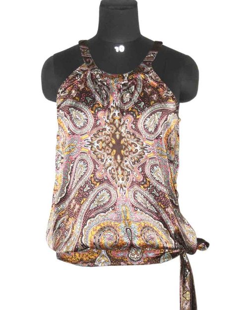 Ladies Fashion Satin Silk Top