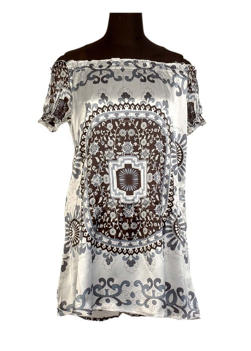 Girls Latest Satin Silk Tunic Top