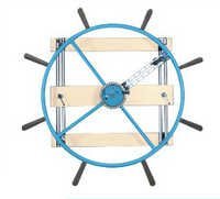 Nautical Cum Shoulder Wheel (wall Mounting) Dia 48 Age Group: Adults