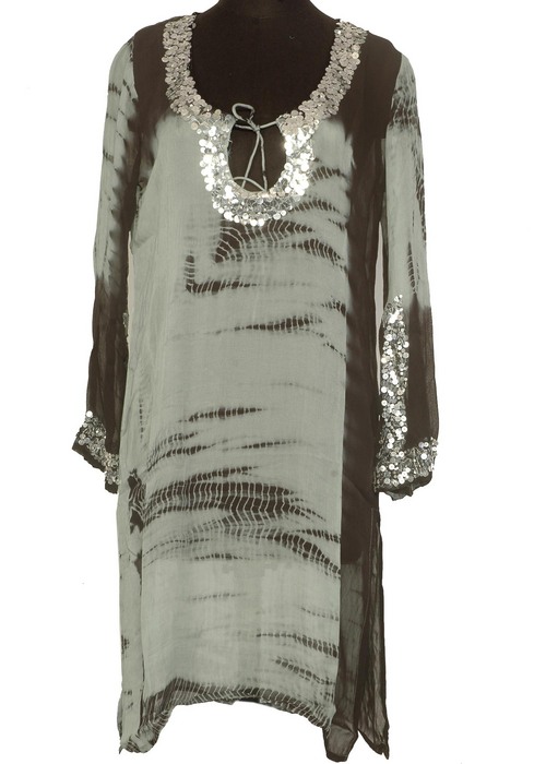 Tie Dye Printed Kaftan