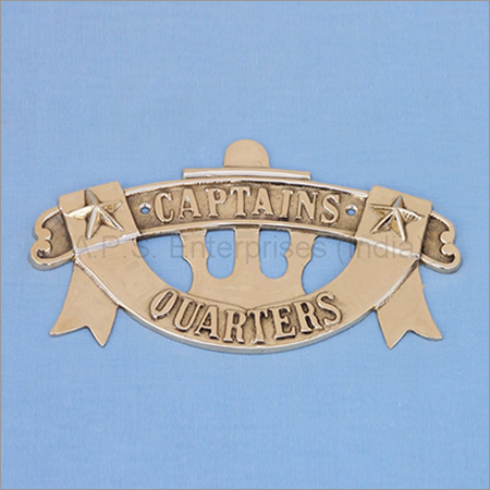 Captains Quarter Sign
