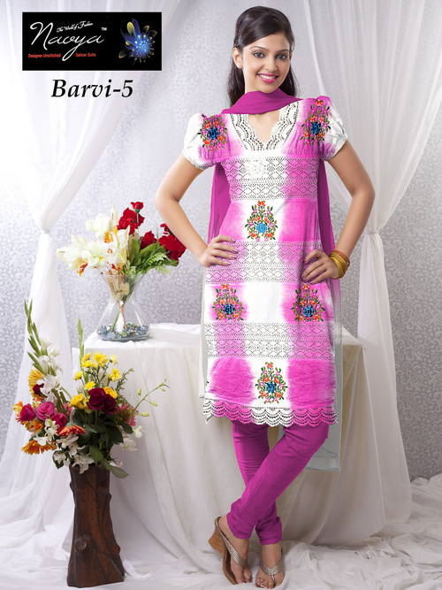 LATEST DESIGNER WOMEN WEAR - Cotton Blend, White | Embroidery, Elegant Design, Comfortable Fit, Stylish Look, Perfect Stitching, Trendy Style