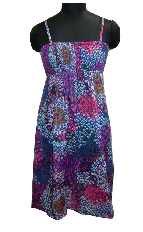Spaghetti Straps Dress For Ladies