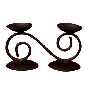 Wrought Iron Candle Holders