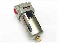 Pneumatic Air Filter - Pc Material, 1/4" To 2" Size, Grey Color | Suitable For Air And Water Media, Ideal For Industrial Usage