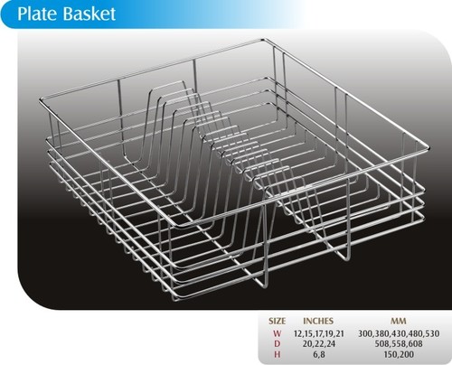 Stainless Steel Plate Basket