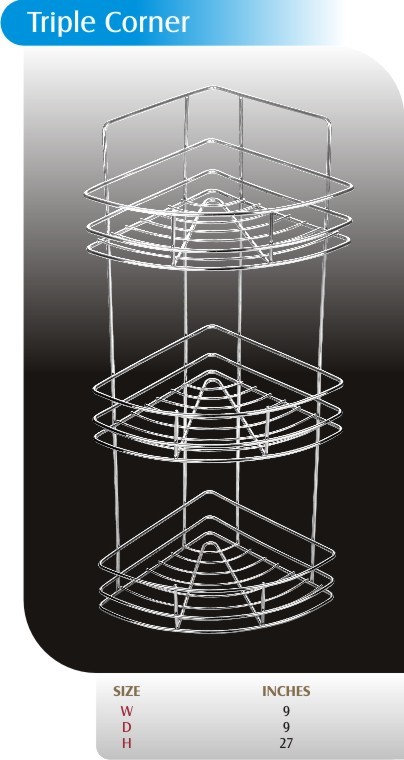 Stainless Steel Triple Corner