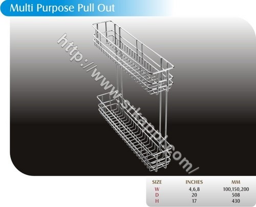 Stainless Steel Multipurpose Pull Out Basket