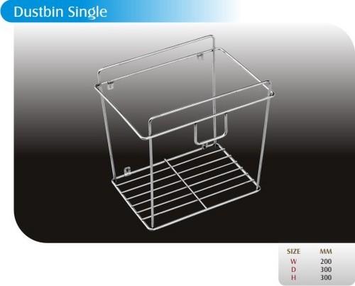 Stainless Steel Dust Bin Single