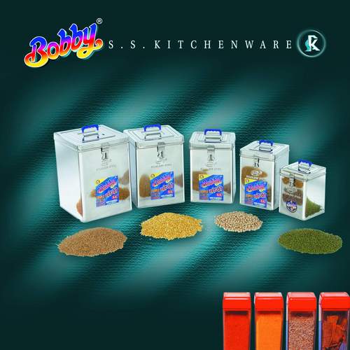 Stainless Steel Ss Big Square Storewell