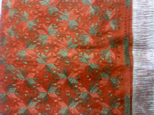 SAREE-DOUBLE SHADE PHULKARI
