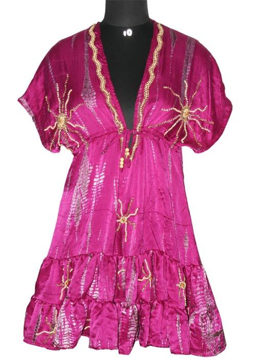 Mini Kaftan Dress For Ladies