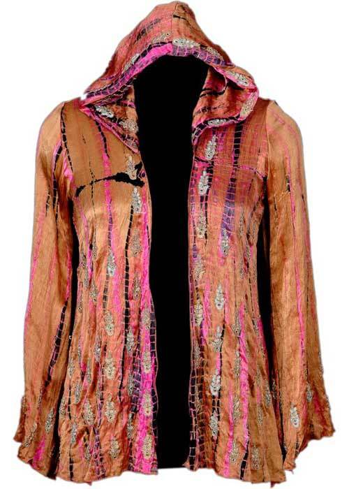 Ladies Hooded Short Kaftan Dress