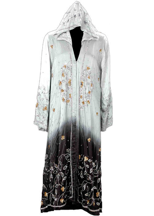 Women Hooded Long Kaftan Dress