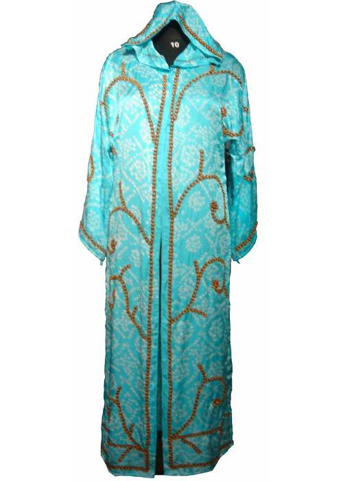 Fancy Hooded Long Kaftan