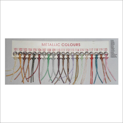 Round Metallic Leather Cord