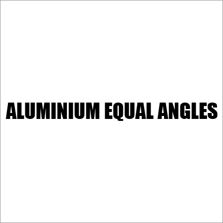 Aluminium Equal Angles