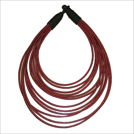 Thread Work Multi Layered Necklace