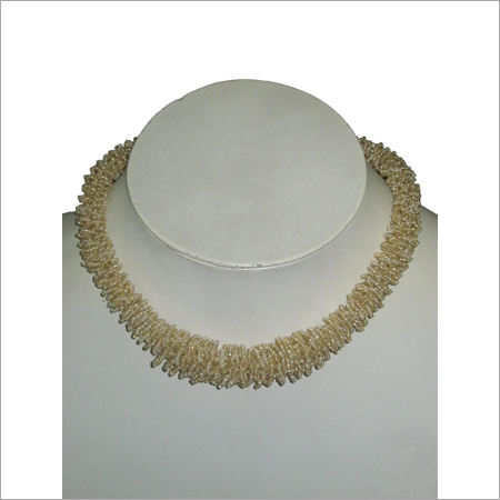 Brown Beads Short Necklace